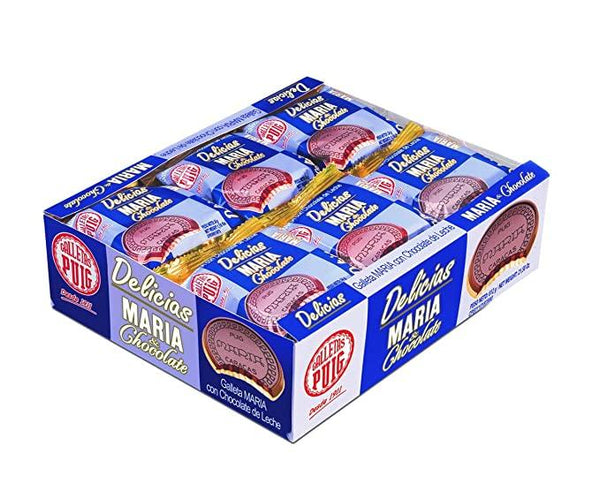 Galletas Puig Delicias Maria Chocolate 18 paquetes individuales
