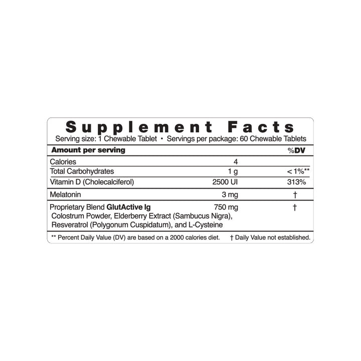 GlutActive Ig Chewable Tablets