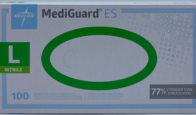 Medline Mediguard ES, nitrilo, 100 guantes