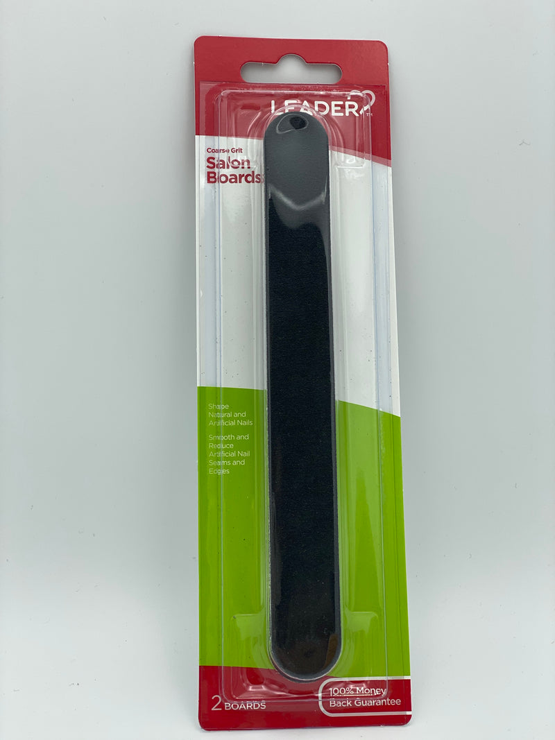 Leader Salon Boards, Coarse Grit. 2 boards