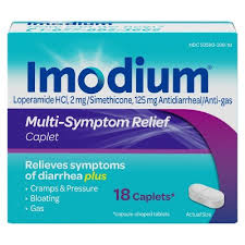 Imodium Multi-Symptom Relief Anti-Diarrheal Medicine 18 Caplets