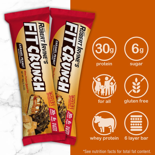 FitCrunch Bar Caramel Peanut