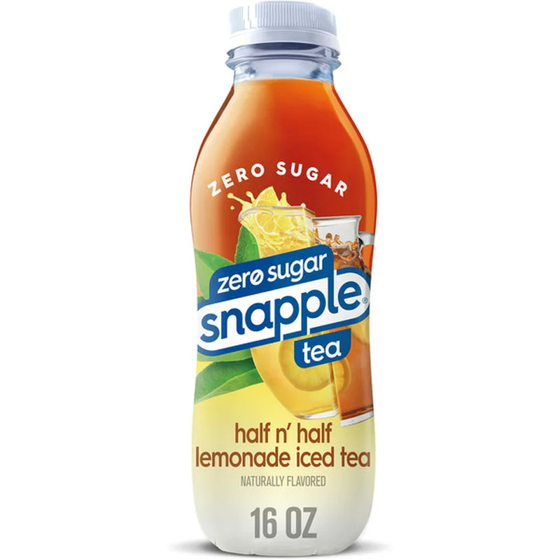 Snapple Zero Sugar Half 'n Half Tea 16 fl oz