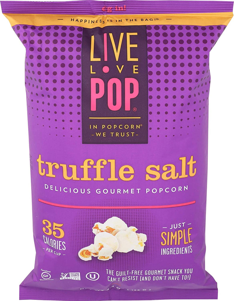 Live Love Pop, palomita de sal de sal, 4.4 oz