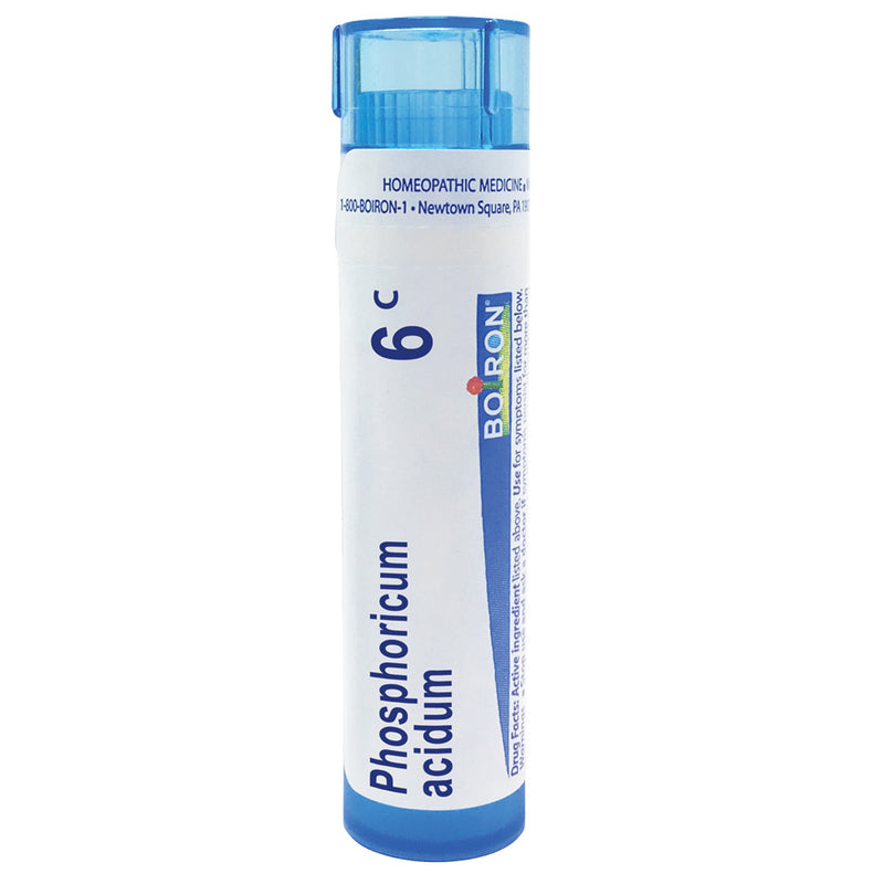 Boiron Phosphoricum Acidum 6C relieves poor concentration due to overwork, 80 Pellets