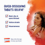 Boiron ThroatCalm, Homeopathic Medicine for Sore Throat Relief, Hoarseness, Red, Dry and Sore Throat, 60 Tablets