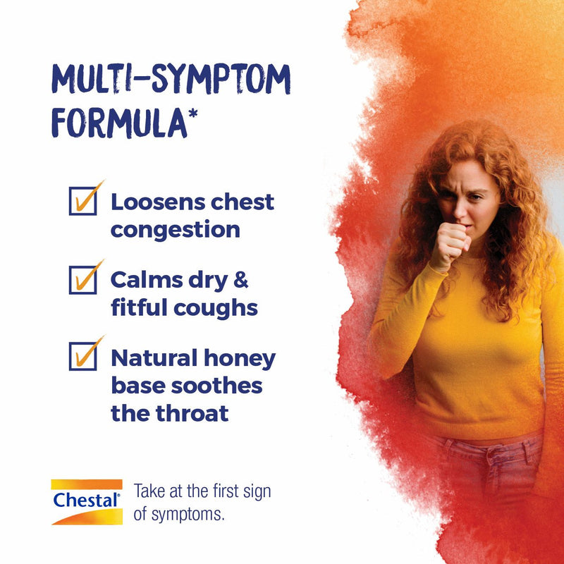 Boiron Chestal Honey, Homeopathic Medicine for Cough & Chest Congestion, Multi-Symptom Formula for Dry & Productive Cough, 6.7 fl oz