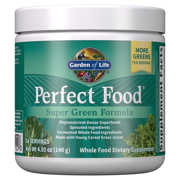 Garden of Life Perfect Food Super Green Formula Powder 4.93 oz