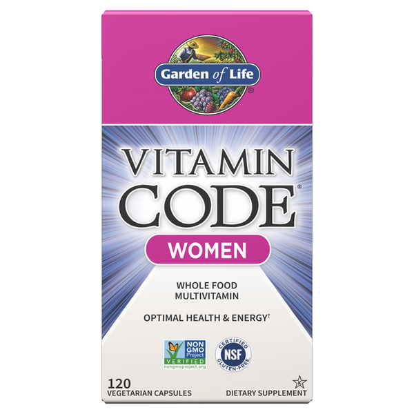 Jardín de la vida Código de vitaminas Cápsulas para mujeres