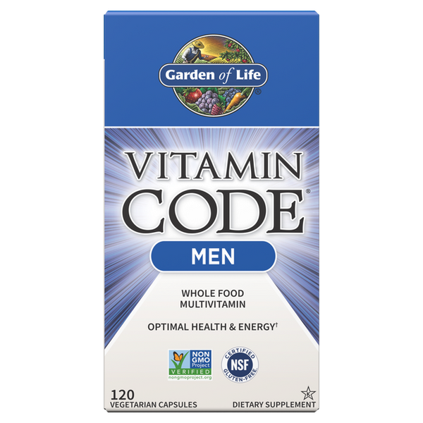 Jardín de la vida Código vitamínico Cápsulas de hombres