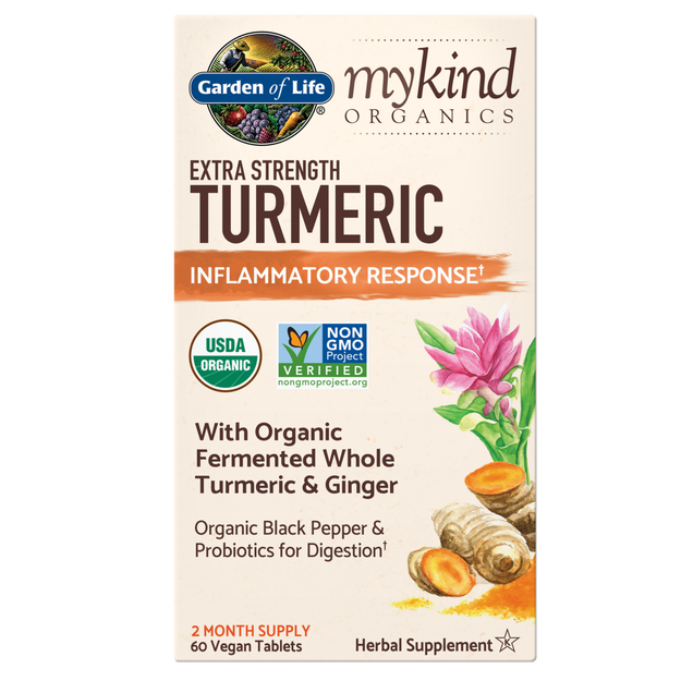 Garden of Life Mykind Organics Turmeric Extra Strength Tablets