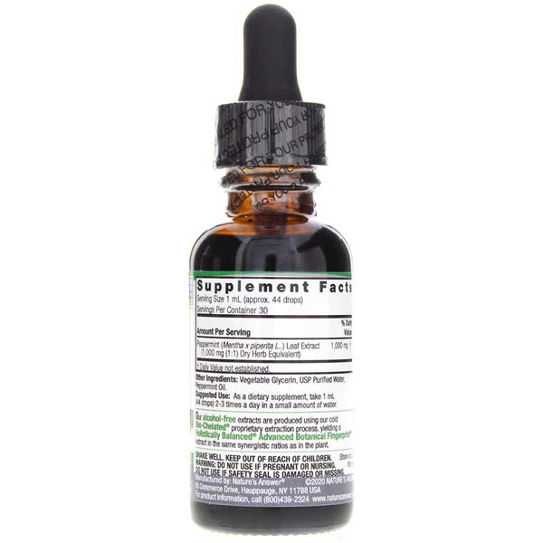 NATURES ANSWER PEPPERMINT LEAF EXTRACT 1Oz