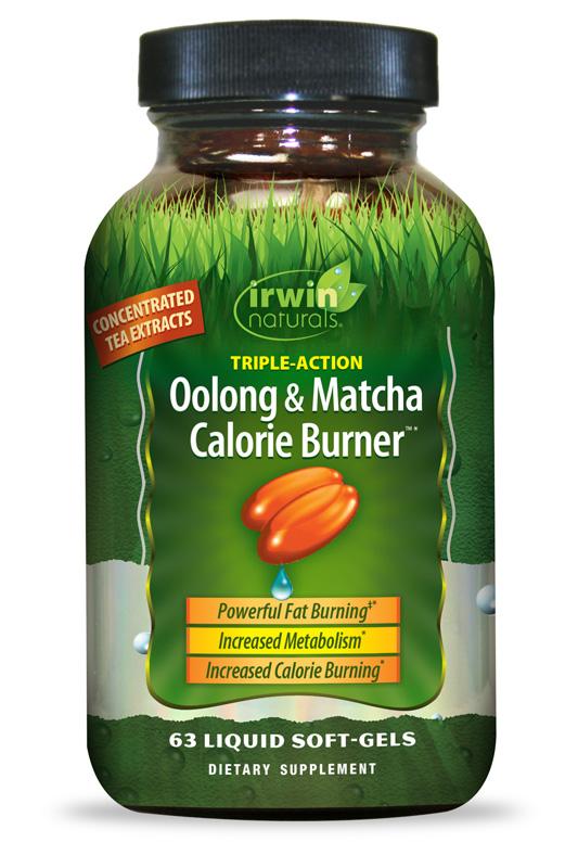 Irwin Naturals Oolong & Matcha Tea EGCG Calorie Burner