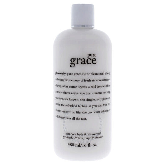 Filosofía Pure Grace Shampoo, ducha gel y baño de burbujas 16 oz