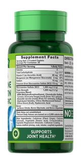 Nature's Truth Glucosamine Chondroitin MSM Turmeric Complex 60 Caplets