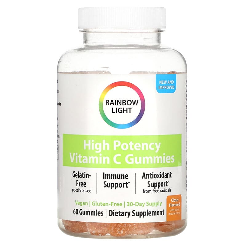 Rainbow Light High Potency Vitamin C 60 Gummies
