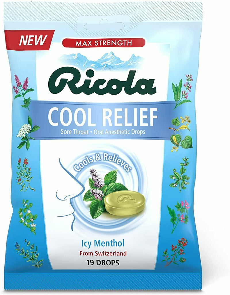 Ricola Cool Relief Supresor de tos 19 gotas