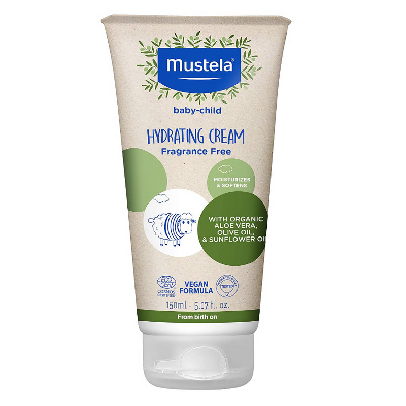 MUSTELA HYDRATING CREAM WITH ALOE VERA & OLIVE OIL 5.07 Oz