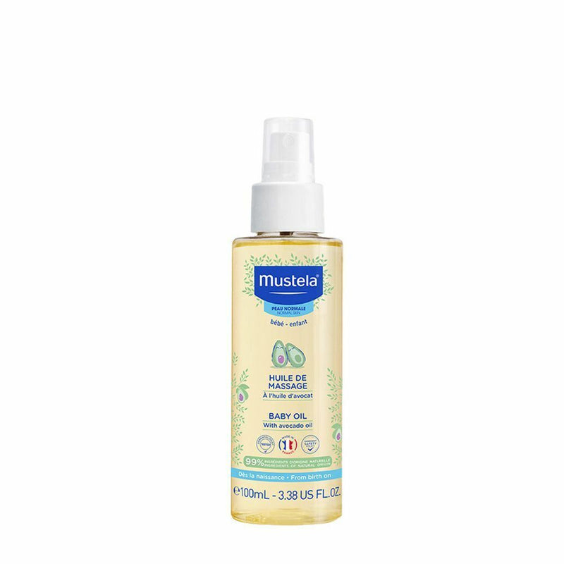 Mustela de aceite para bebés con aceite de aguacate 3.38 oz