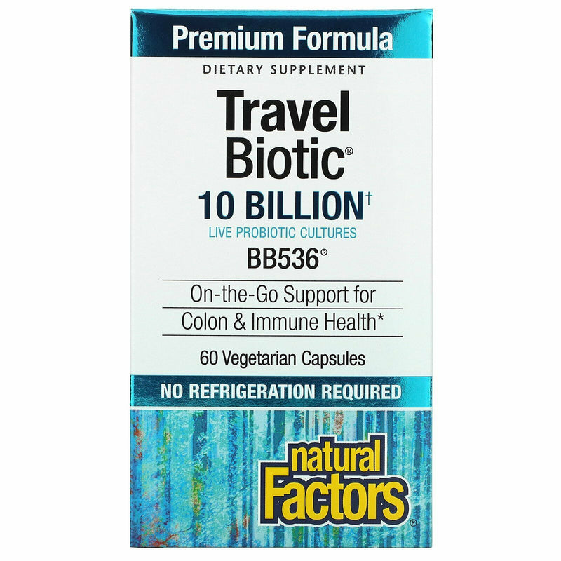 Natural Factors Travel Biotic Vegetable Capsules