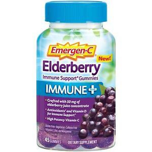 Emergen-C inmune+ gommies de sailberry, 750 mg de vitamina C con vitamina D, zinc y electrolitos