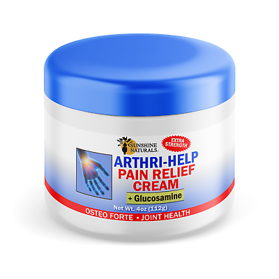 Sunshine Naturals Arthritis Help Pain Cream 4Oz