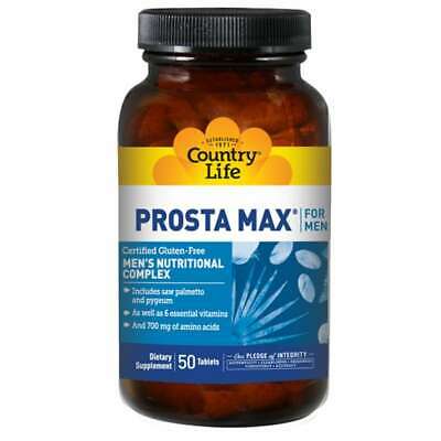 Country Life Biochem Prosta-Max para hombres 50 tabletas