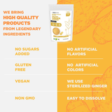 Wanka Foods Polvo de jengibre orgánico 8 oz