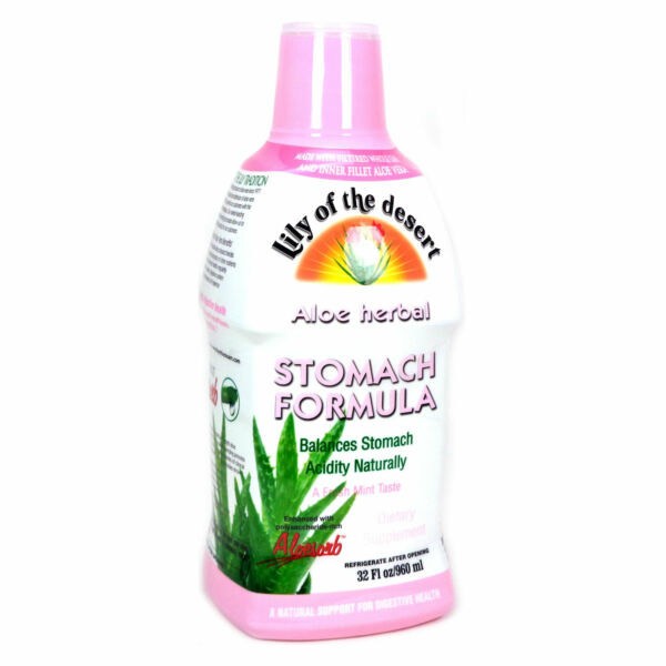 Lirio de la fórmula de estómago de hierbas de aloe desérdico menta fresca, 32