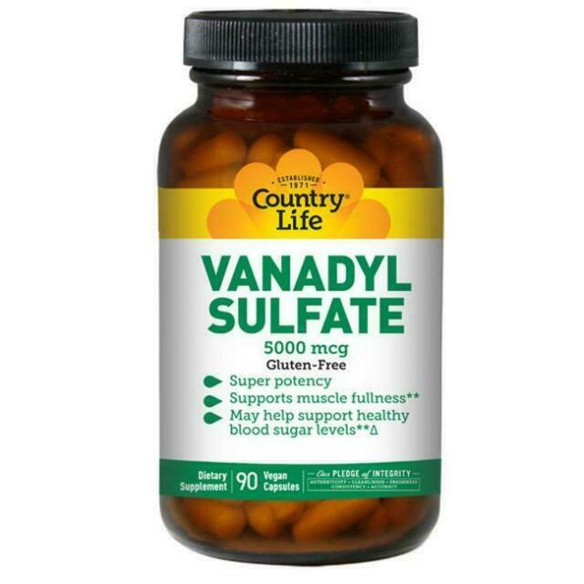 Biochem Vanadyl Sulfate 90 Cápsulas de vegetales 5000mcg