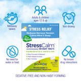 Boiron StressCalm, Homeopathic Medicine for Stress Relief, Reduces Nervous Tension, Calms Mind & Body, 60 Tablets