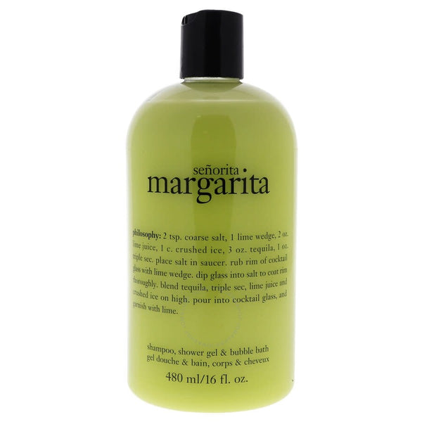 Filosofía SE - Orita Margarita Champú, Gel de ducha y baño de burbujas 16 oz