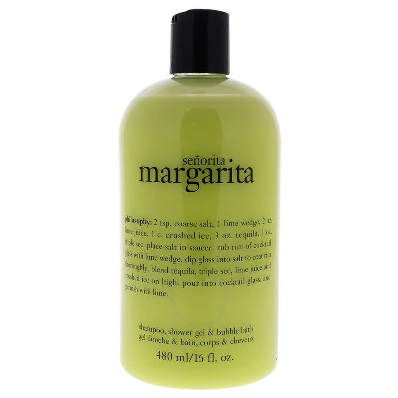 Filosofía SE - Orita Margarita Champú, Gel de ducha y baño de burbujas 16 oz