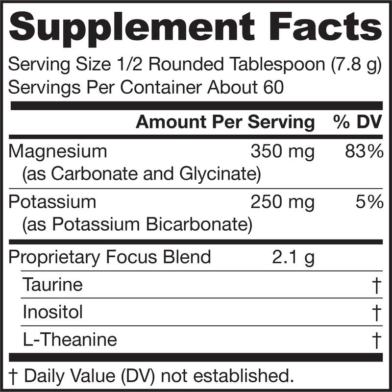 Suplemento de magnesio del día calmante de fórmulas Jarrow 16.4oz
