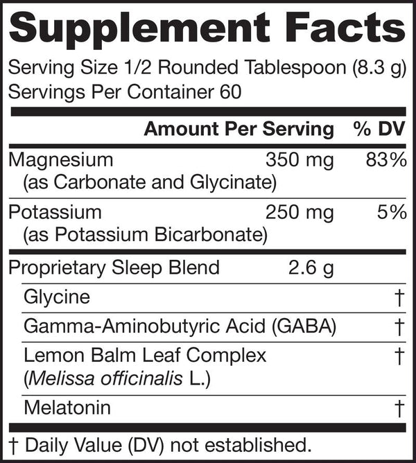 Jarrow Formulas Soothing Night Cherry Magnesium Supplement Powder