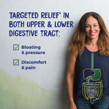 Boiron Gasalia, medicina homeopática para alivio del gas, hinchazón, presión, dolor, incomodidad, 60 tabletas