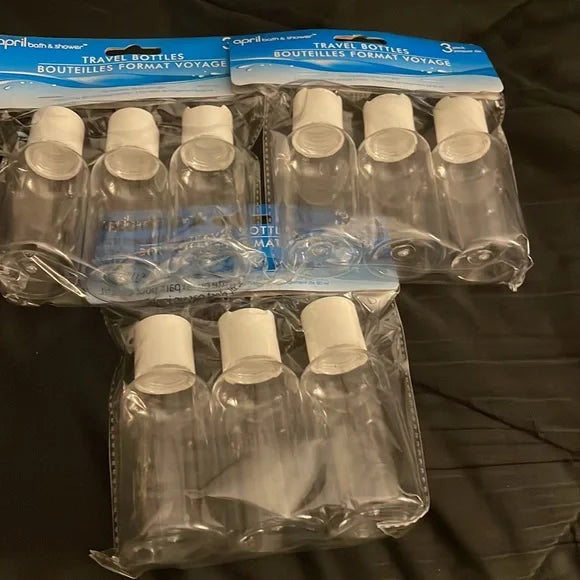 Botellas de viaje de abril 3pc