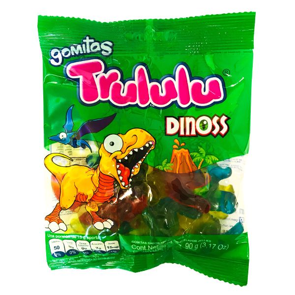 Trululu Dinoss Gummies. 3.17 0z