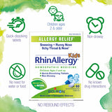 Boiron RhinAllergy Kids, Homeopathic Medicine for Allergy Relief, Sneezing, Runny Nose, Itchy Throat & Nose, 60 Tablets