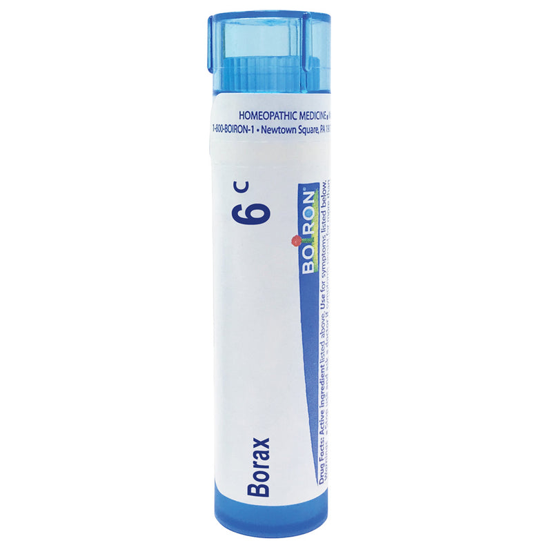 Boiron Borax 6C relieves canker sores, 80 Pellets