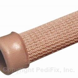Tubo del dedo del pie cubierto de tela Pedifix