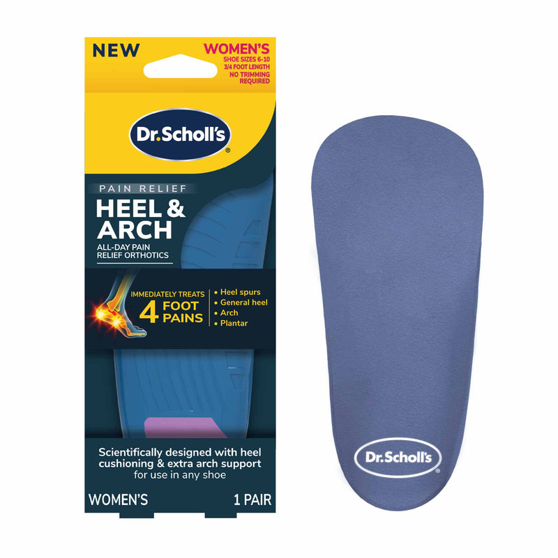 DR.SCHOLLS WOMENS HEEL & ARCH  PAIR X 1