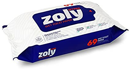 Zoly Wet Toilet Paper 69 Ct