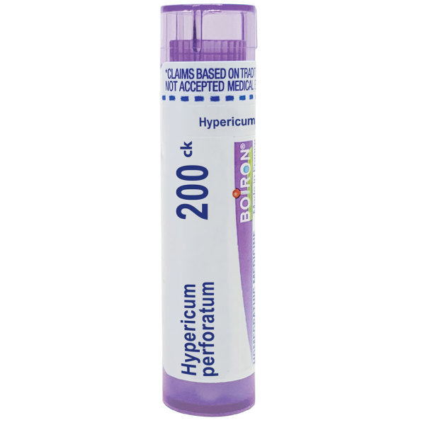 Boiron Hypericum Perforatum 200CK relieves nerve pain, 80 Pellets